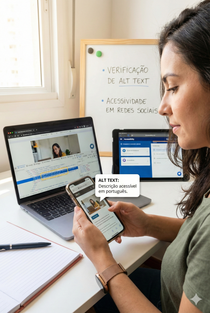 Como Verificar o Alt Text em Diferentes Plataformas